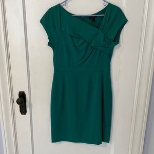 JCrew size 4 emerald green suit dress